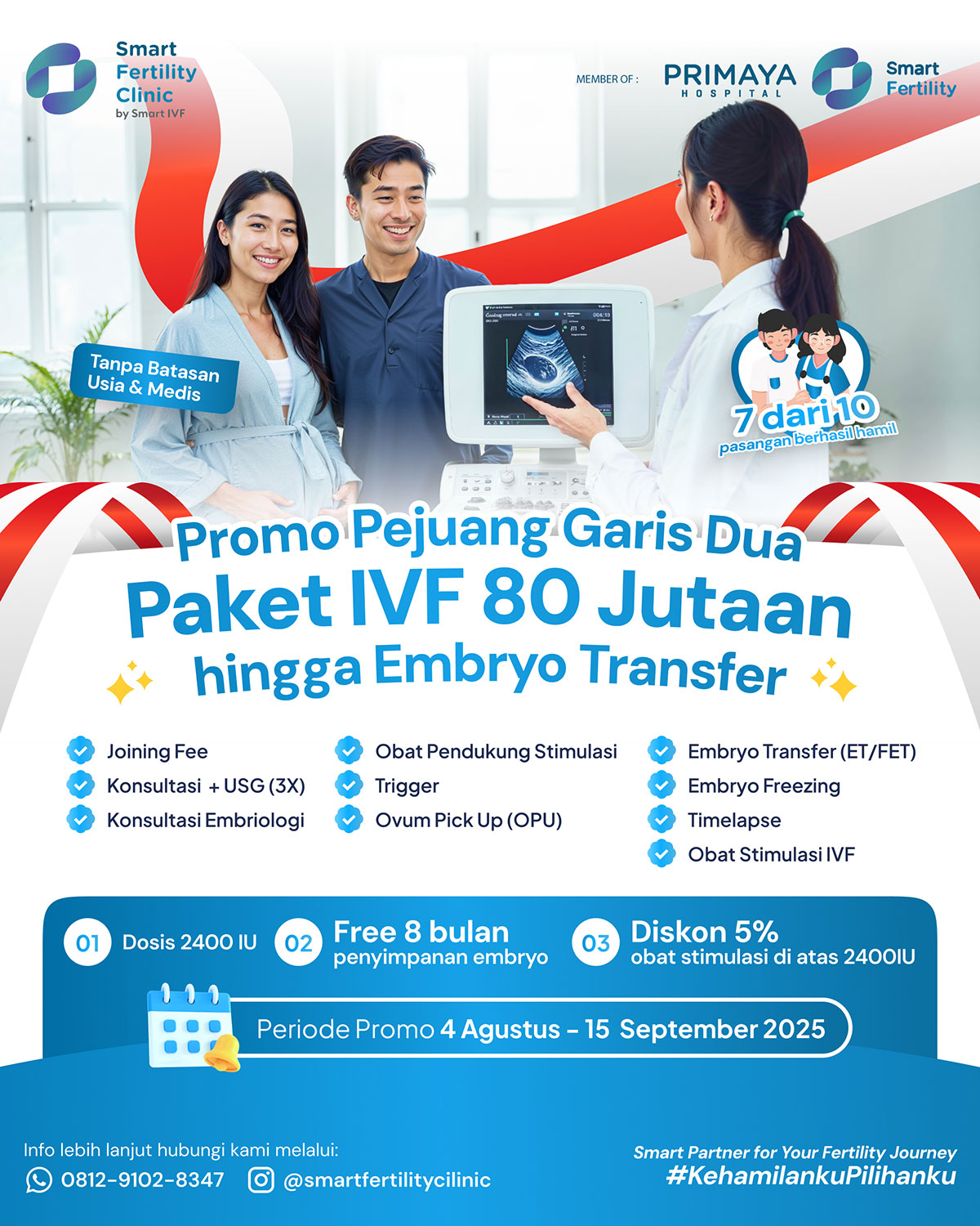 Promo Pejuang Garis Dua - Paket IVF 80 Jutaan