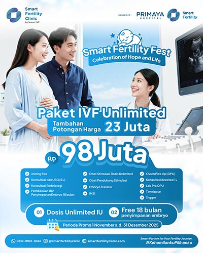 IVF unlimited TAMBAHAN POTONGAN HARGA 23 JUTA!