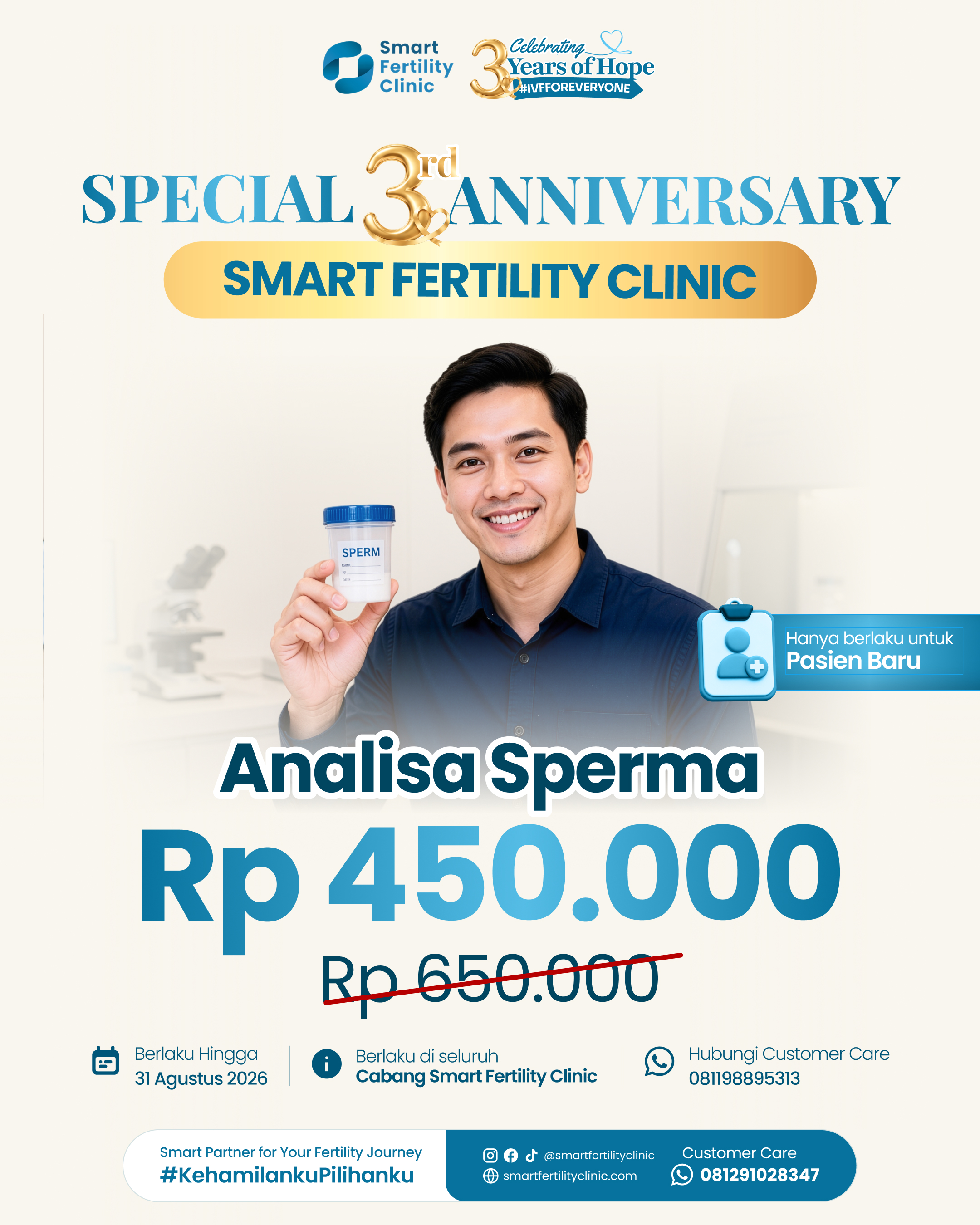 Analisa Sperma - Special 3rd Anniversary